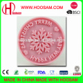 2016 new custom Hand Made Cookies FDA Silicone Embossing Stamp rubber cookie cutter